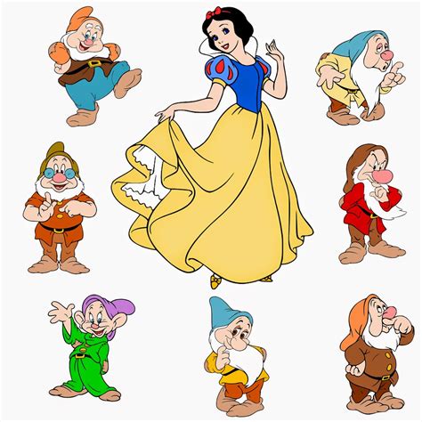 Snow White And The Seven Dwarfs Printable
